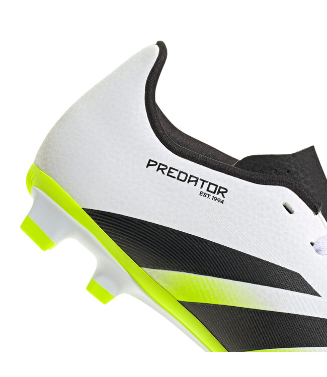 Adidas Predator Club 25 FG/MG Jr (White/Lime/Black)
