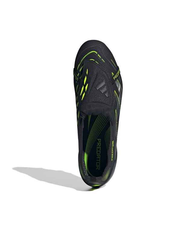 Adidas Predator Elite 25 Fold-Over Tongue FG (Black/Lime)
