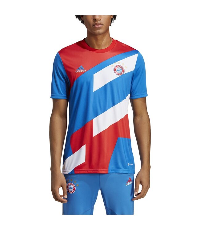 Adidas Bayern Munich 22/23 Prematch Jersey (Red/Blue)