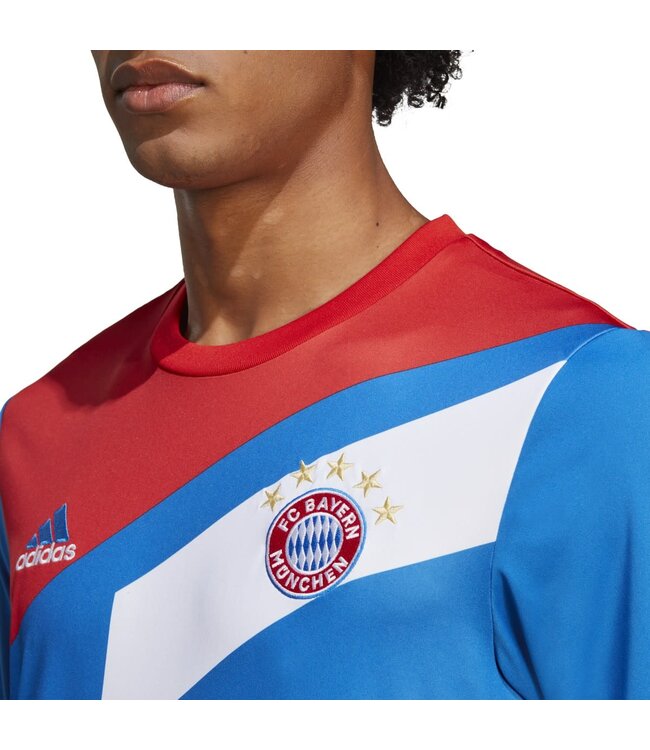 Adidas Bayern Munich 22/23 Prematch Jersey (Red/Blue)