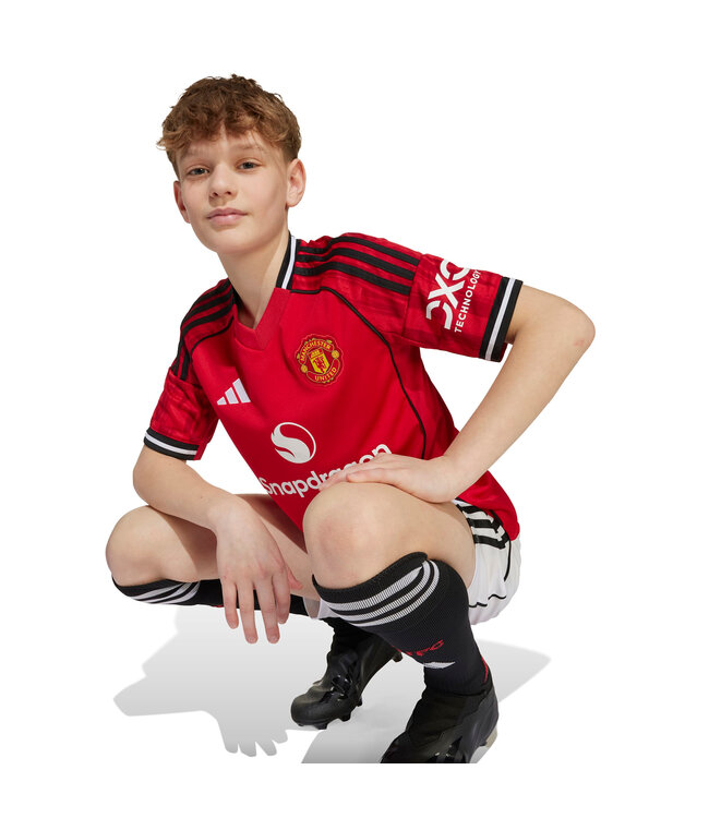 Adidas Manchester United 25/26 Home Jersey Youth (Red/White)