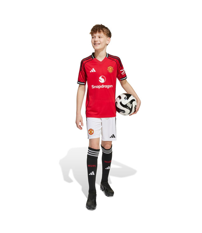 Adidas Manchester United 25/26 Home Jersey Youth (Red/White)