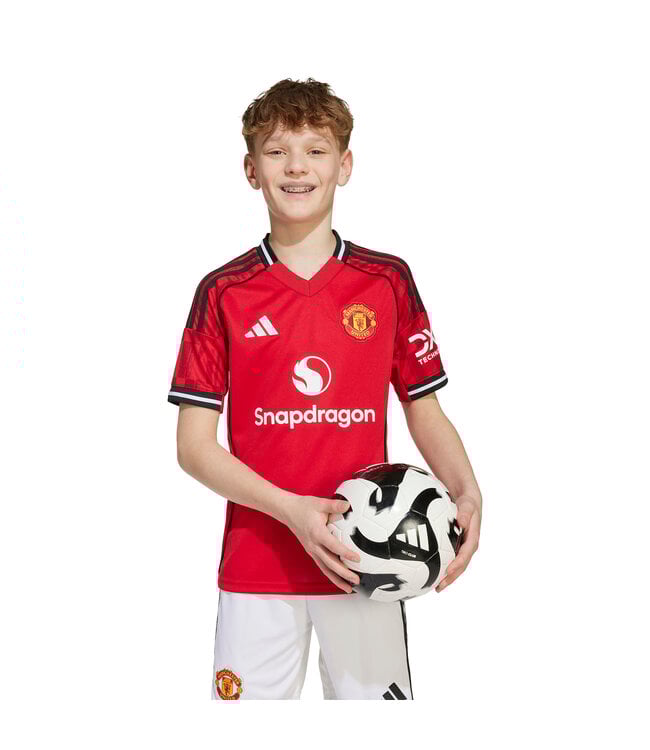 Adidas Manchester United 25/26 Home Jersey Youth (Red/White)