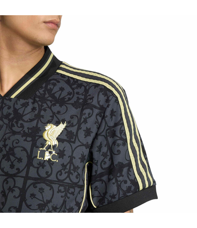 Adidas Liverpool 25/26 LFSTLR Jersey (Black/Gold)