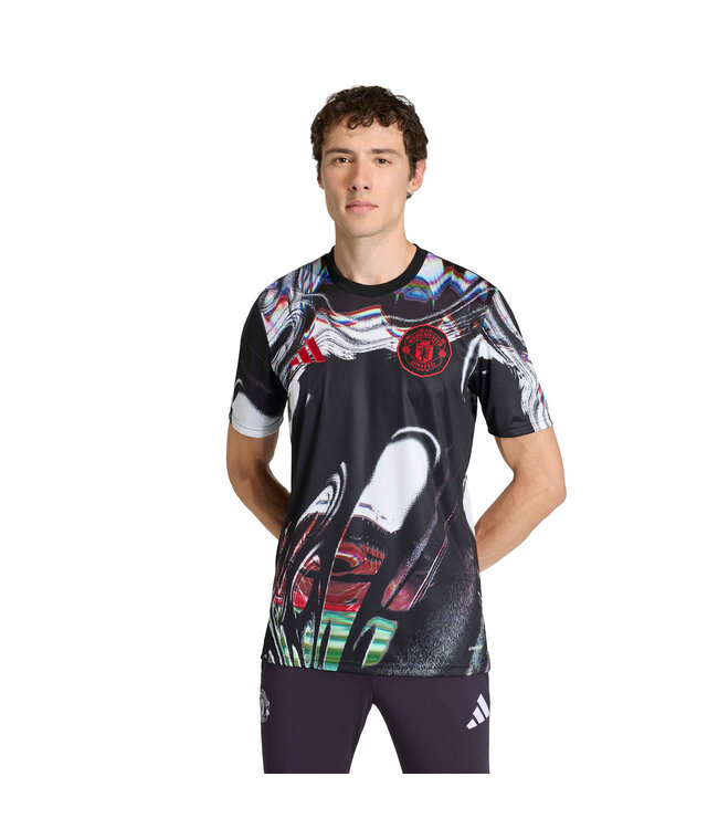 Adidas Manchester United 25/26 Prematch Jersey (Black/White)
