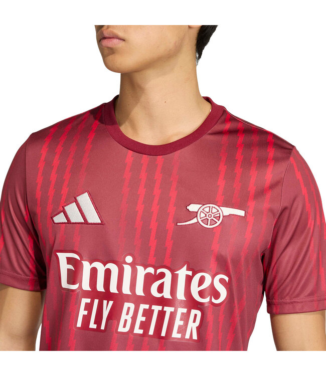 Adidas Arsenal 25/26 Prematch Jersey (Red)