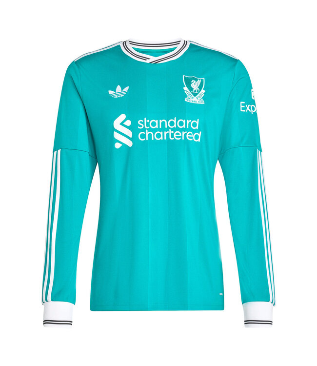 Adidas Liverpool 25/26 Long Sleeve Third Jersey (Green)