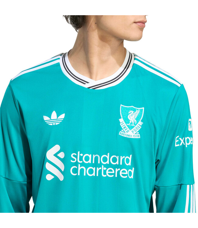 Adidas Liverpool 25/26 Long Sleeve Third Jersey (Green)