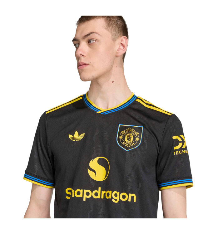 Adidas Manchester United 25/26 Third Jersey (Black/Yellow)