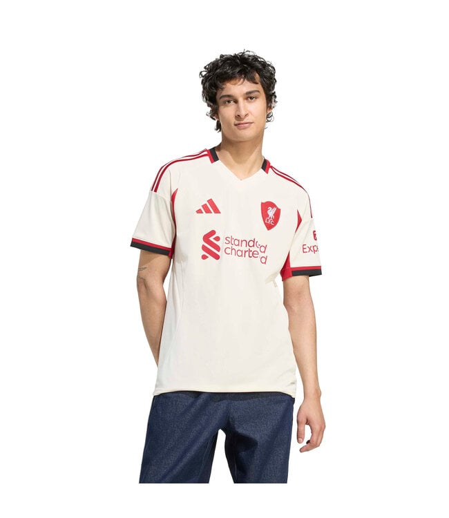 Adidas Liverpool 25/26 Away Jersey (White/Red)
