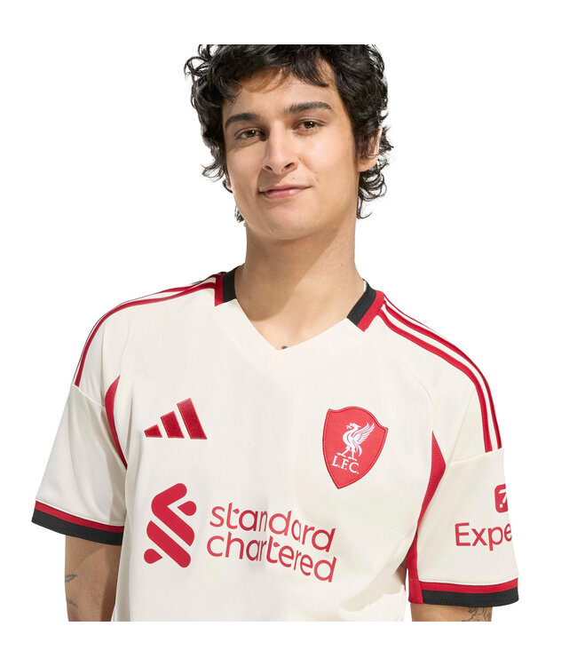 Adidas Liverpool 25/26 Away Jersey (White/Red)