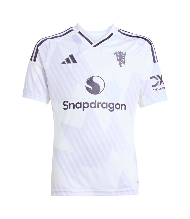 Adidas Manchester United 25/26 Away Jersey Youth (White/Purple)