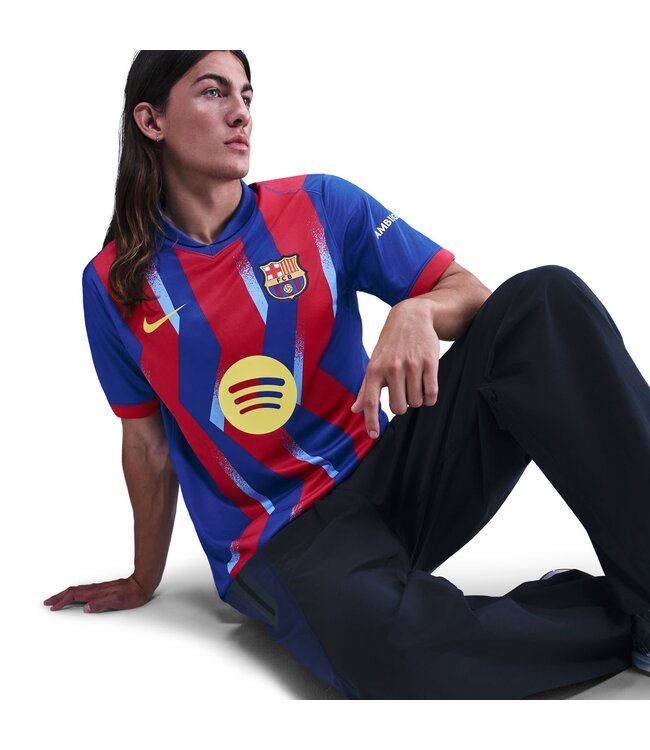 Nike FC Barcelona 25/26 Fourth Jersey (Gym Blue/Red)