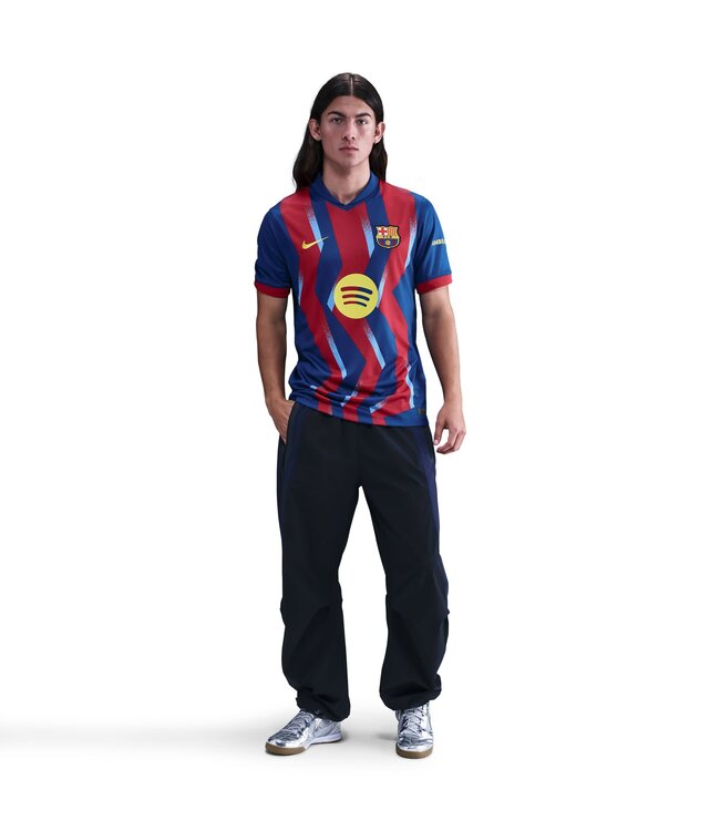 Nike FC Barcelona 25/26 Fourth Jersey (Gym Blue/Red)