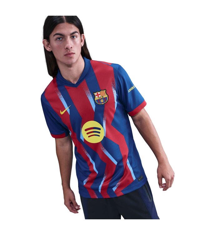 Nike FC Barcelona 25/26 Fourth Jersey (Gym Blue/Red)
