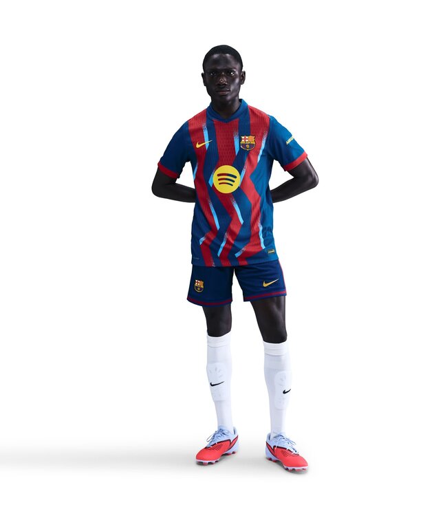 Nike FC Barcelona 25/26 Authentic Fourth Jersey (Gym Blue/red)