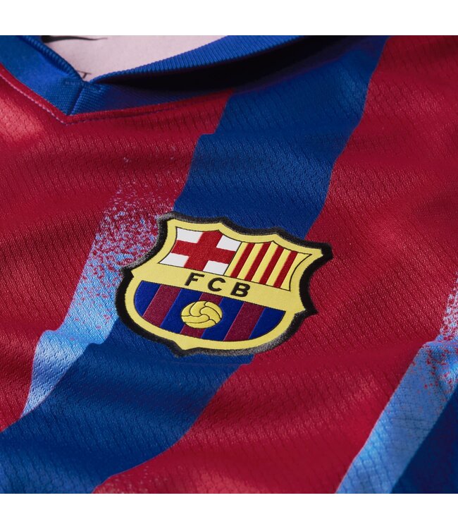 Nike FC Barcelona 25/26 Fourth Jersey Youth (Gym Blue/Red)