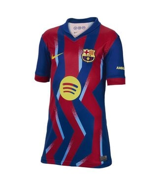 Nike FC BARCELONA 25/26 FOURTH JERSEY YOUTH (GYM BLUE/RED)