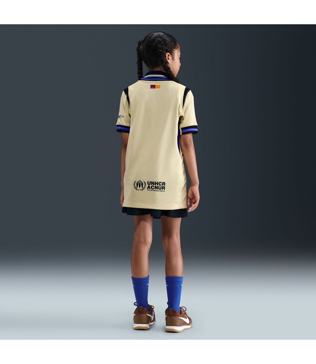 Nike FC Barcelona 25/26 Away Jersey Youth (Tan)
