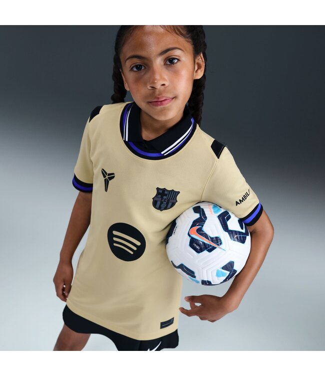 Nike FC Barcelona 25/26 Away Jersey Youth (Tan)