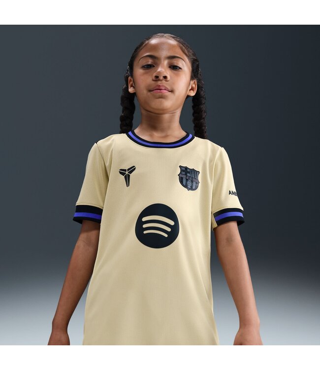 Nike FC Barcelona 25/26 Away Jersey Youth (Tan)