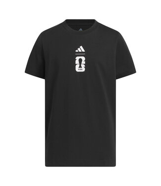 Adidas WORLD CUP 2026 MATCH BALL GRAPHIC TEE YOUTH (BLACK)