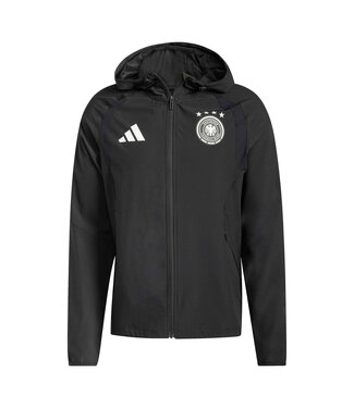 Adidas GERMANY 2026 TIRO TRAVEL FULL ZIP WINDBREAKER (BLACK)