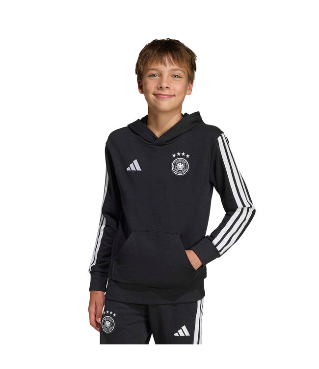 Adidas Germany 2026 DNA Fleece Hoodie Youth (Black)