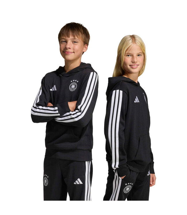 Adidas Germany 2026 DNA Fleece Hoodie Youth (Black)