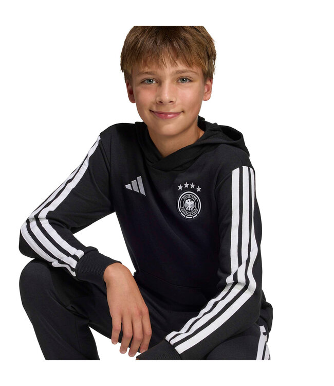 Adidas Germany 2026 DNA Fleece Hoodie Youth (Black)