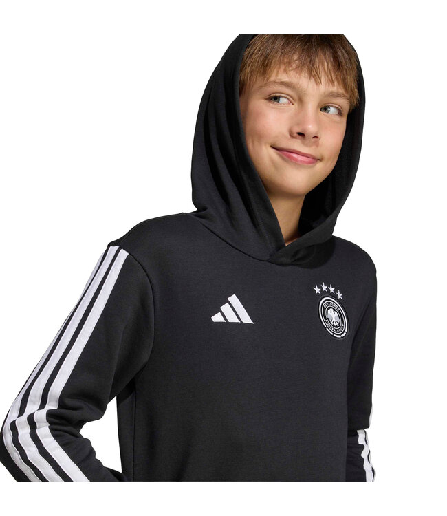 Adidas Germany 2026 DNA Fleece Hoodie Youth (Black)