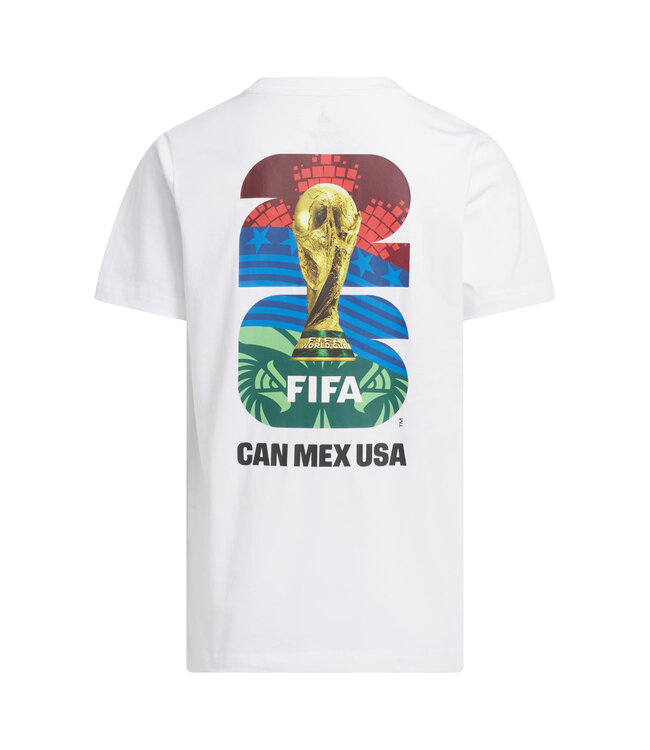 Adidas World Cup 2026 Match Ball Graphic Tee Youth (White)