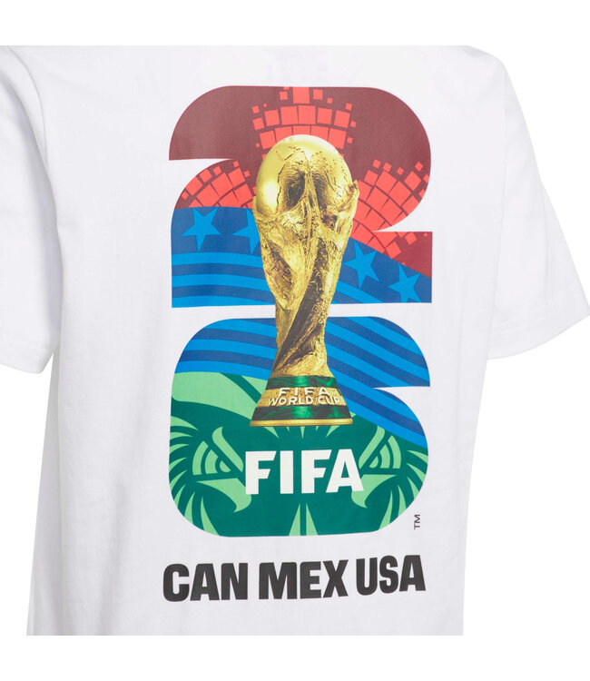 Adidas World Cup 2026 Match Ball Graphic Tee Youth (White)