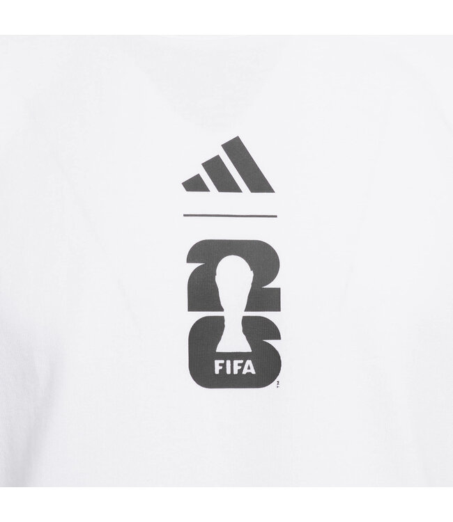 Adidas World Cup 2026 Match Ball Graphic Tee Youth (White)