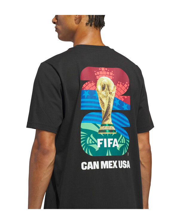 Adidas World Cup 2026 Match Ball Graphic Tee (Black)