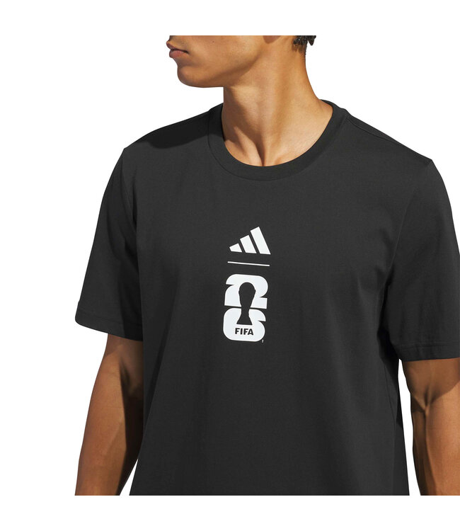 Adidas World Cup 2026 Match Ball Graphic Tee (Black)