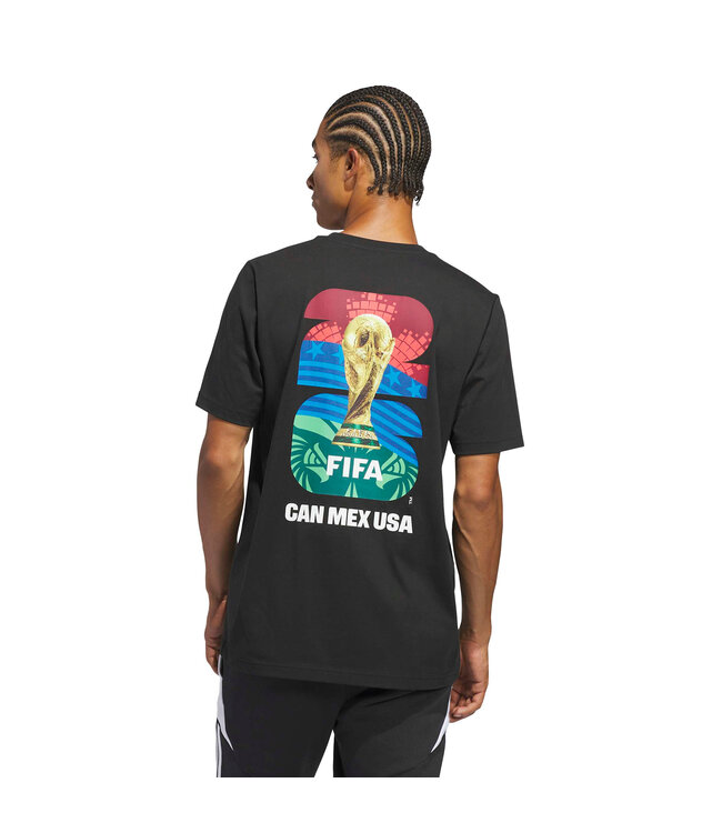 Adidas World Cup 2026 Match Ball Graphic Tee (Black)