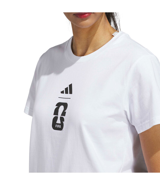 Adidas World Cup 2026 Match Ball Graphic Tee Women (White)