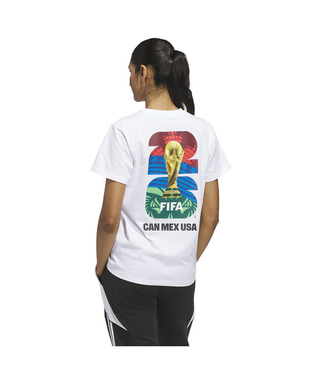 Adidas World Cup 2026 Match Ball Graphic Tee Women (White)