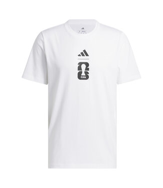 Adidas WORLD CUP 2026 MATCH BALL GRAPHIC TEE (WHITE)