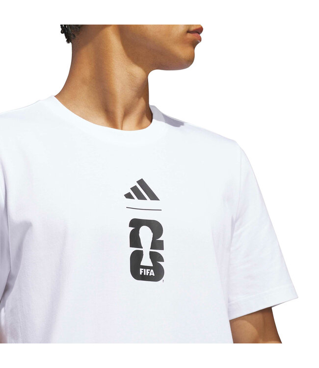 Adidas World Cup 2026 Match Ball Graphic Tee (White)