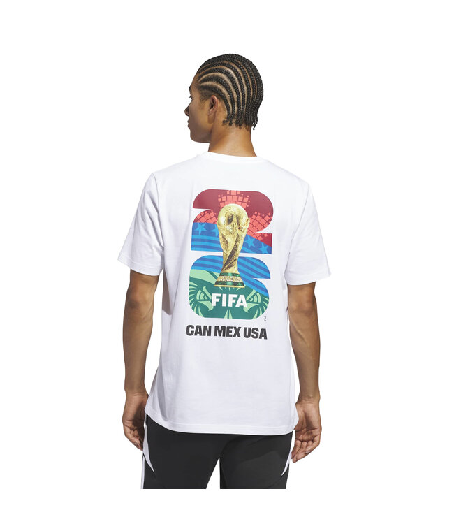 Adidas World Cup 2026 Match Ball Graphic Tee (White)