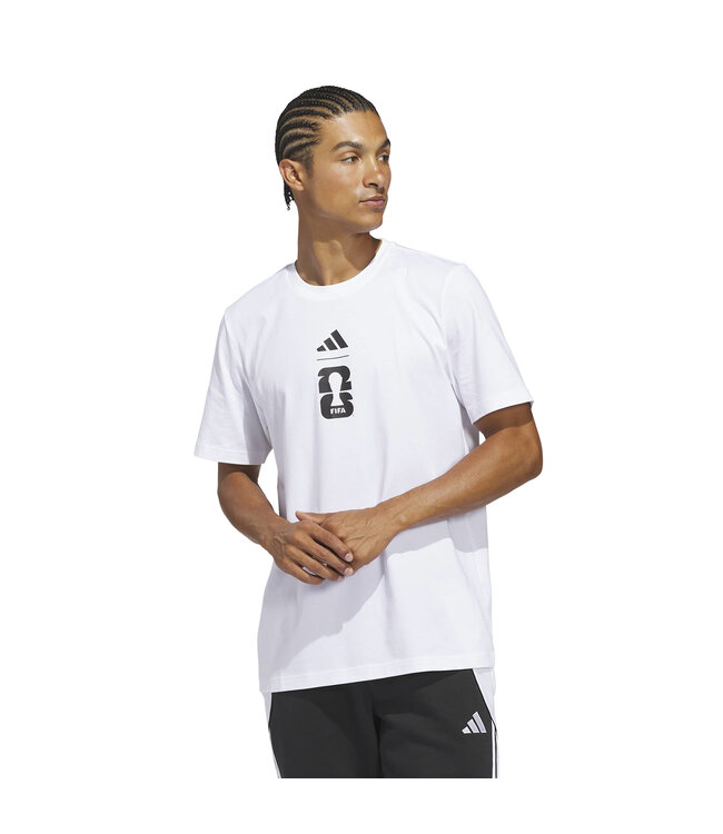 Adidas World Cup 2026 Match Ball Graphic Tee (White)