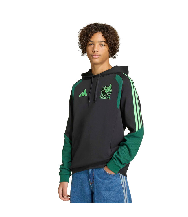 Adidas Mexico 2026 Tiro Sweat Hoodie Youth (Black/Green)
