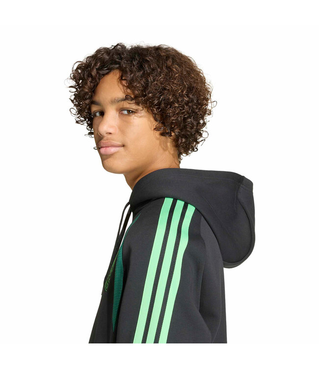 Adidas Mexico 2026 Tiro Sweat Hoodie Youth (Black/Green)