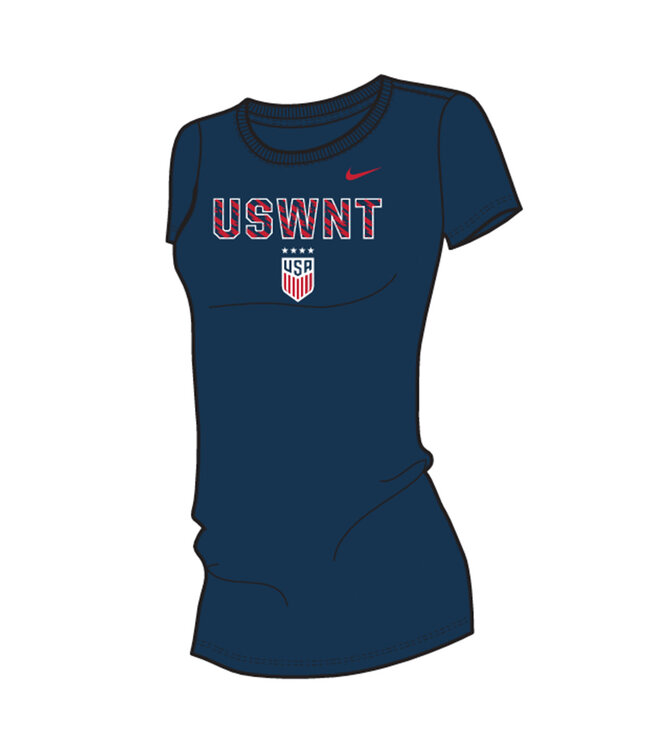 Nike USA 2023 USWNT Core SS Tee Women's (Navy)
