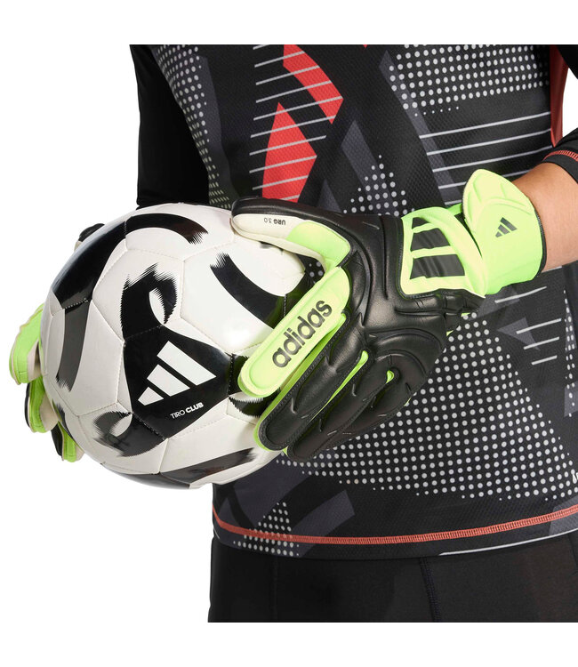 Adidas Copa League Goalkeeper Gloves (Black/Volt)