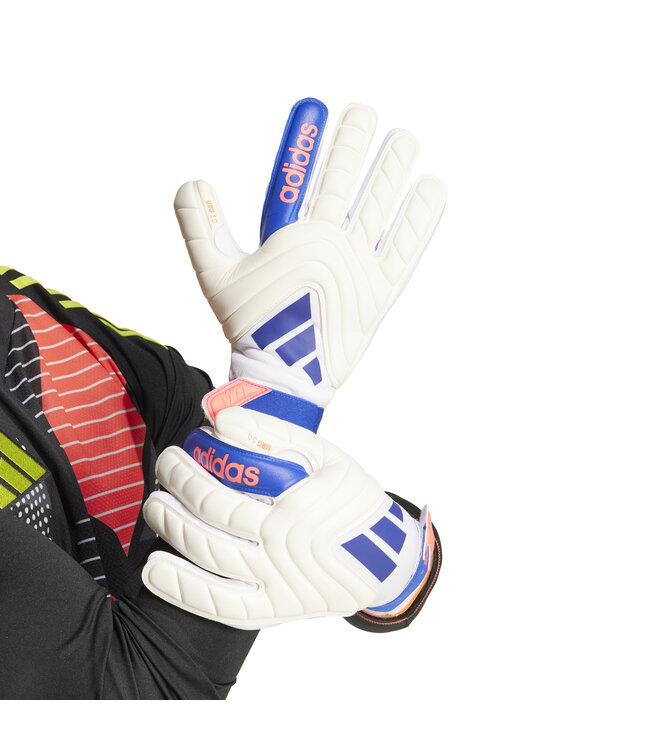 Adidas Copa League Goalkeeper Gloves (White/Blue)
