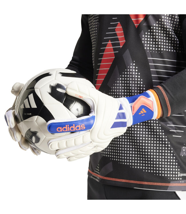 Adidas Copa League Goalkeeper Gloves (White/Blue)