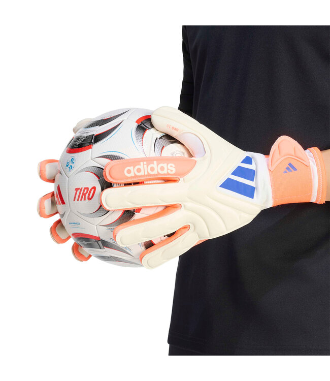 Adidas Copa League Goalkeeper Gloves (White/Coral)